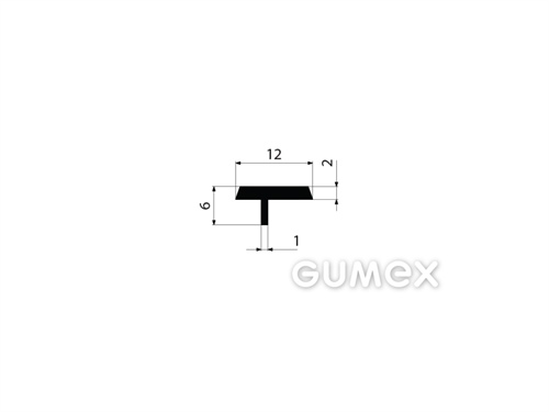 GUMMIPROFILE T-FORM - EPDM